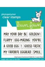 LAWN FAWN LAWN FAWN SILLY GOOSE! SENTIMENT ADD-ON CLEAR STAMP SET