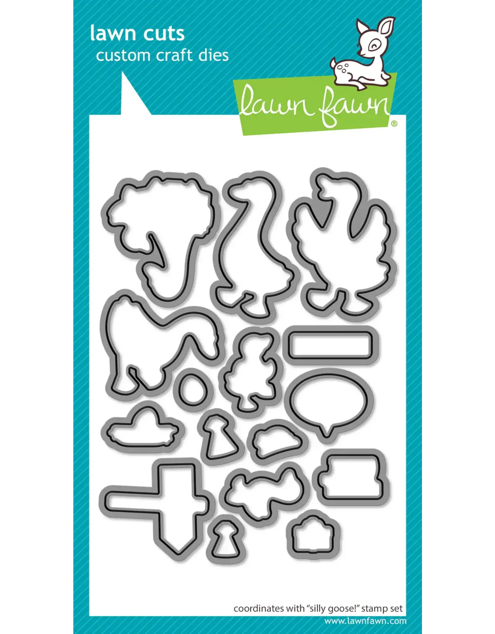 LAWN FAWN LAWN FAWN SILLY GOOSE! DIE SET
