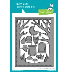 LAWN FAWN LAWN FAWN SPOOKY FOREST BACKDROP DIE SET