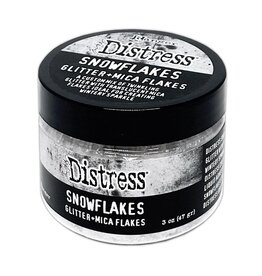 RANGER RANGER TIM HOLTZ DISTRESS SNOWFLAKES GLITTER + MICA FLAKES  3oz