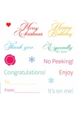 LDRS CREATIVE LDRS CREATIVE GIFT GARD GREETINGS CLEAR STAMP SET