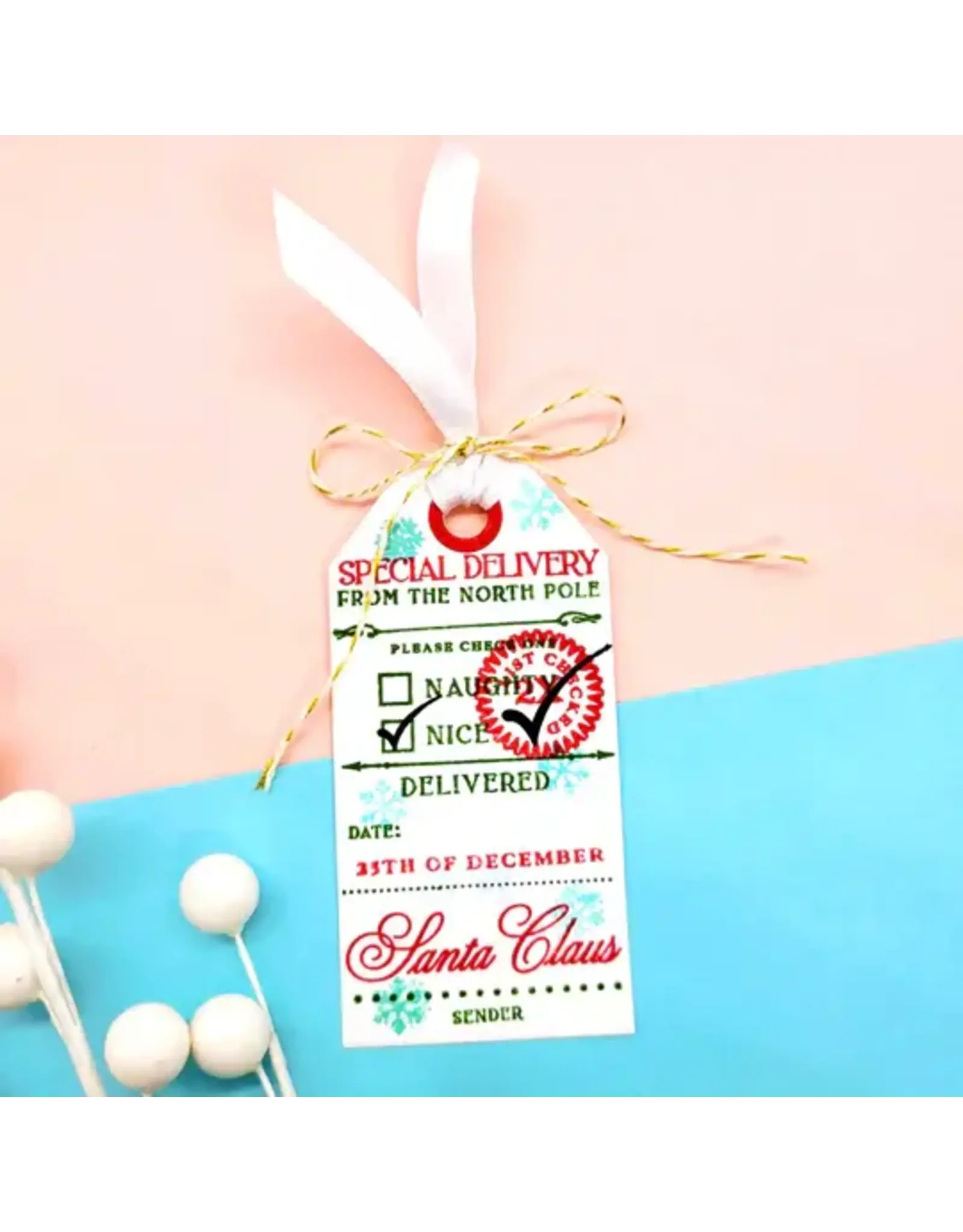 LDRS CREATIVE LDRS CREATIVE NORTH POLE COLLAGE CLEAR STAMP SET