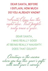 LDRS CREATIVE LDRS CREATIVE CHRISTMAS HUMOR SENTIMENTS CLEAR STAMP SET