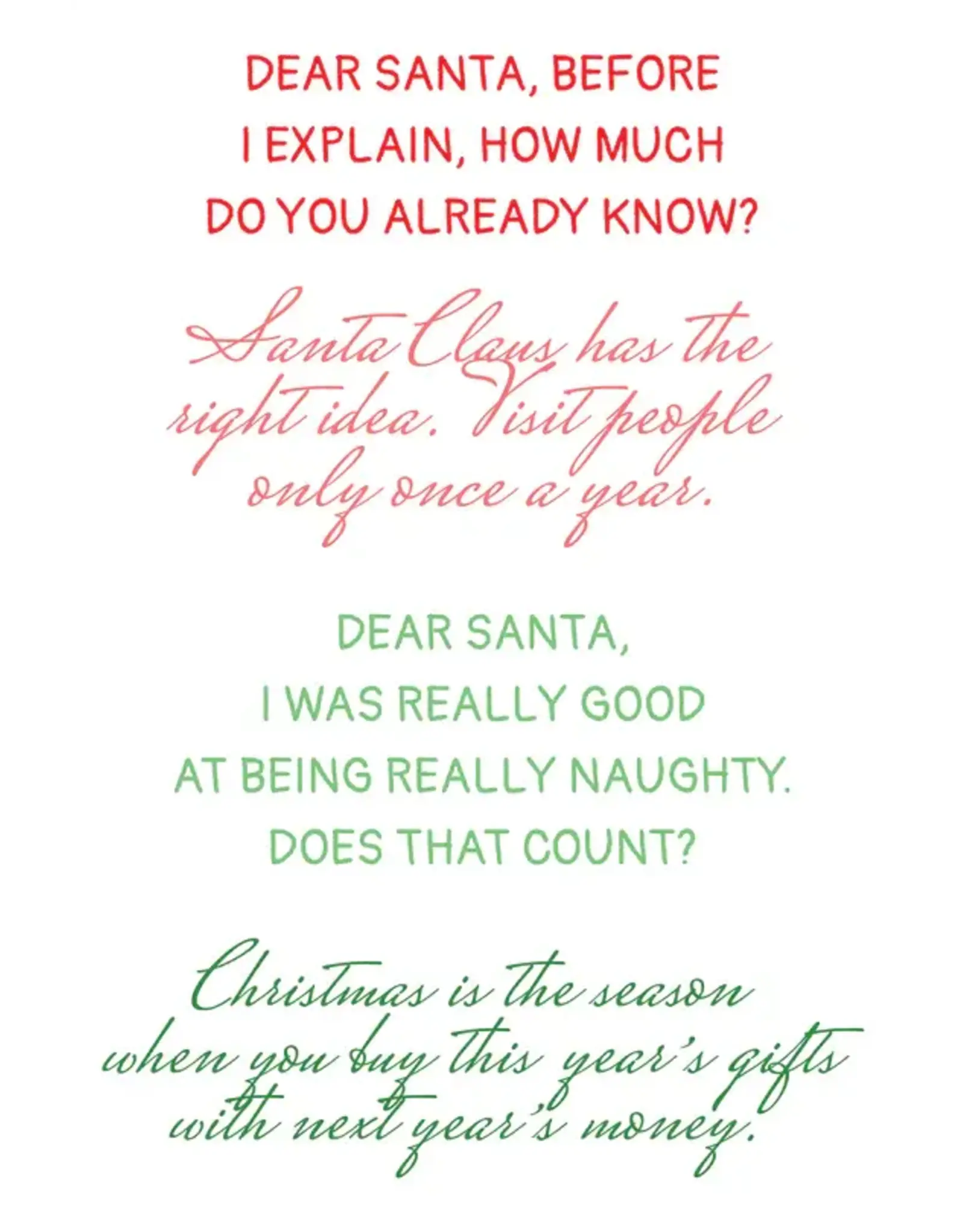 LDRS CREATIVE LDRS CREATIVE CHRISTMAS HUMOR SENTIMENTS CLEAR STAMP SET