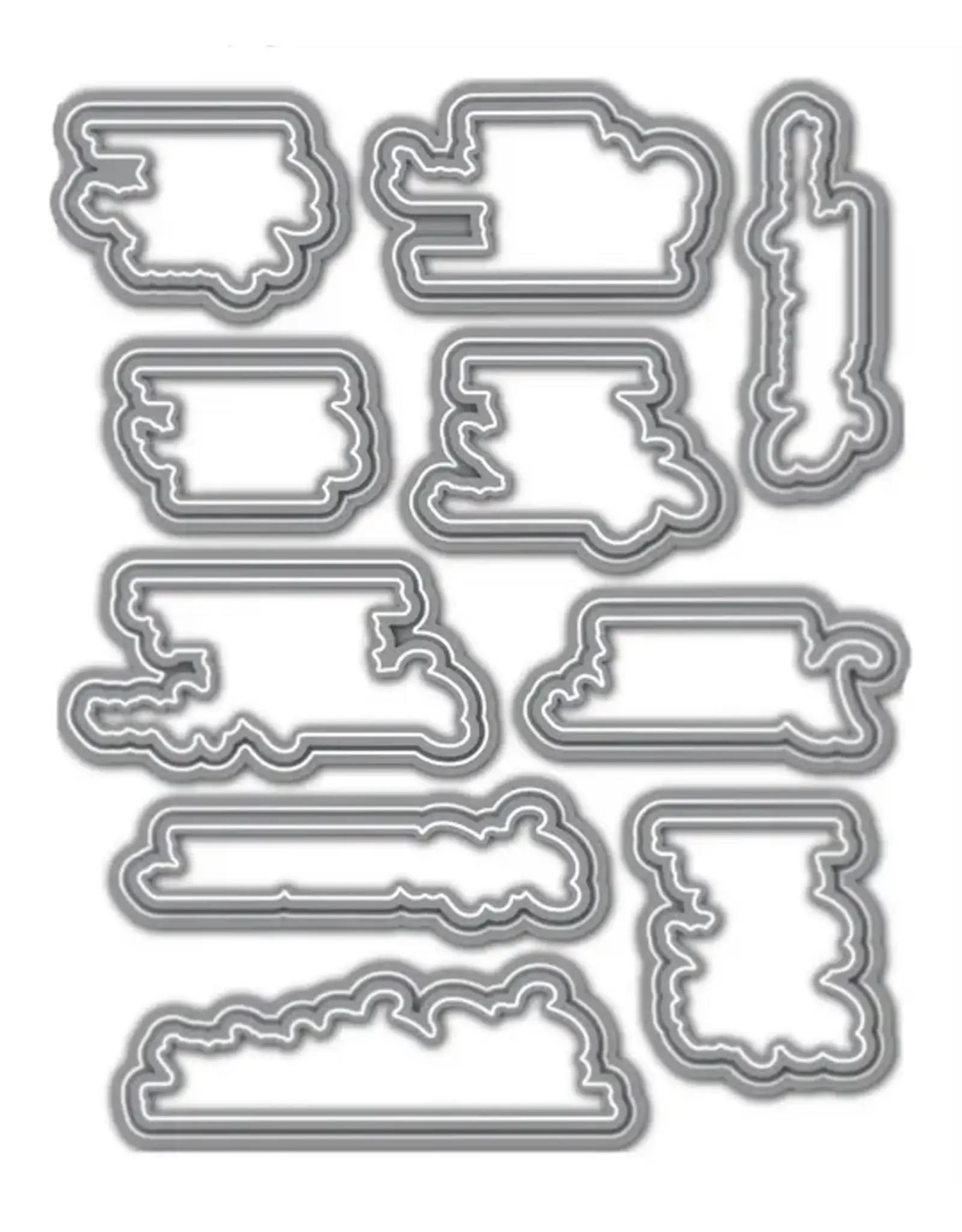 LDRS CREATIVE LDRS CREATIVE ME TO YOU HOLIDAY SENTIMENTS COORDINATING DIE SET