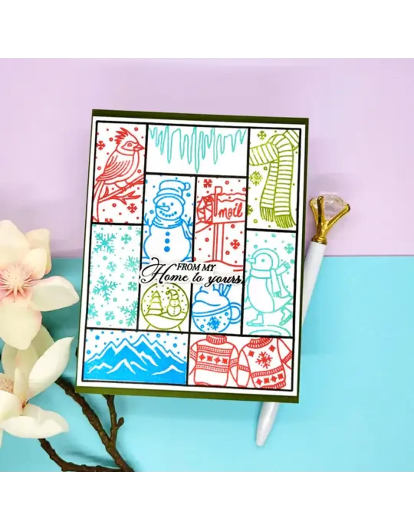 LDRS CREATIVE LDRS CREATIVE ME TO YOU HOLIDAY SENTIMENTS COORDINATING DIE SET