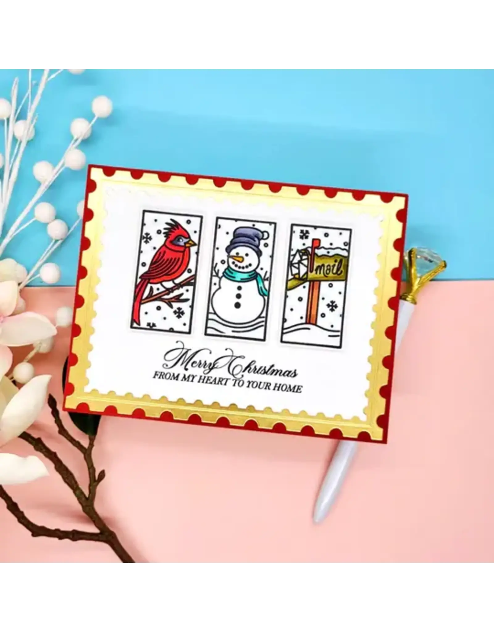 LDRS CREATIVE LDRS CREATIVE ME TO YOU HOLIDAY SENTIMENTS CLEAR STAMP SET