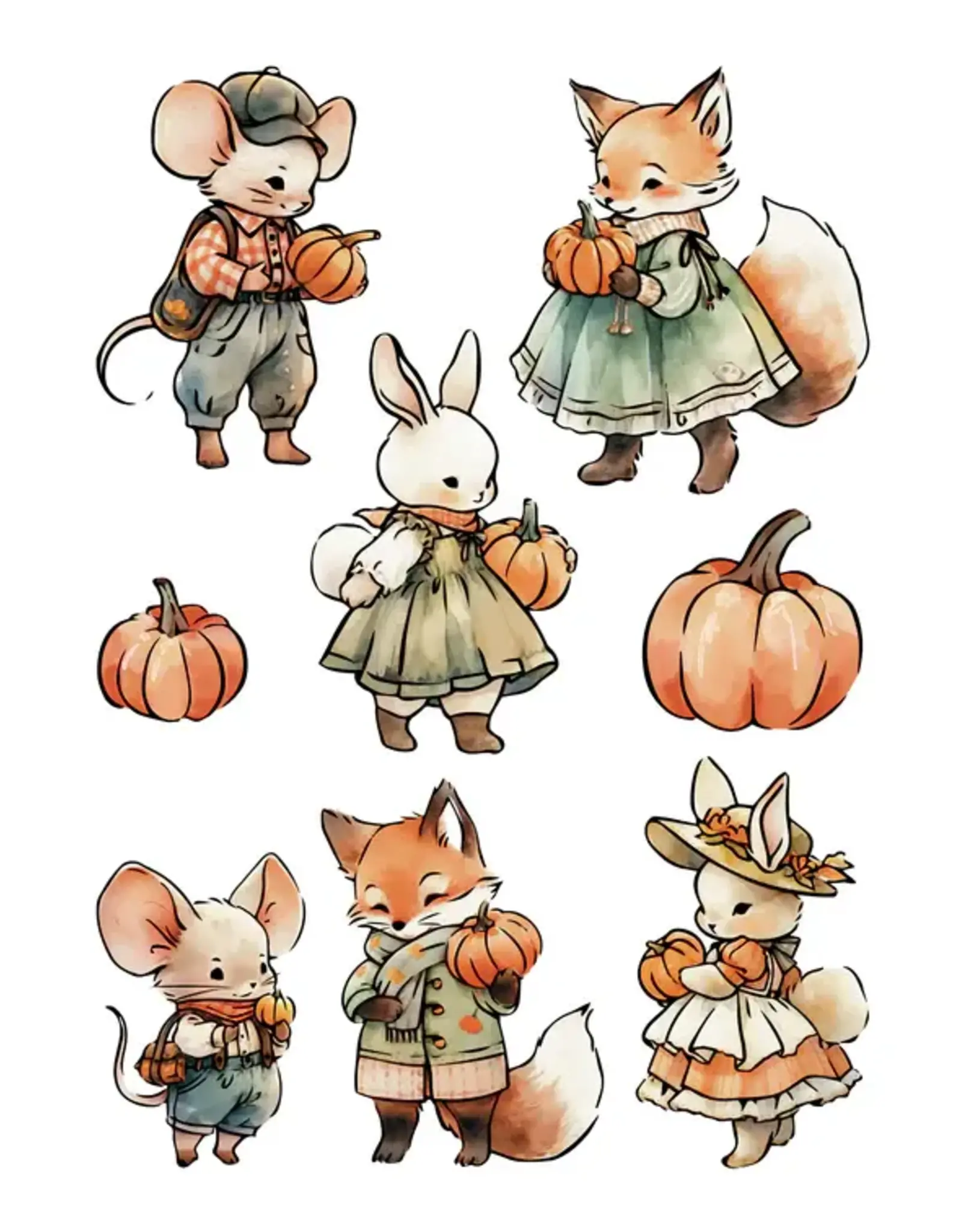 LDRS CREATIVE LDRS CREATIVE AUTUMN TAILS CLEAR STAMP SET