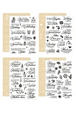 LDRS CREATIVE LDRS CREATIVE BLACK & WHITE SENTIMENTAL RUB-ON TRANSFER SHEET BUNDLE 1