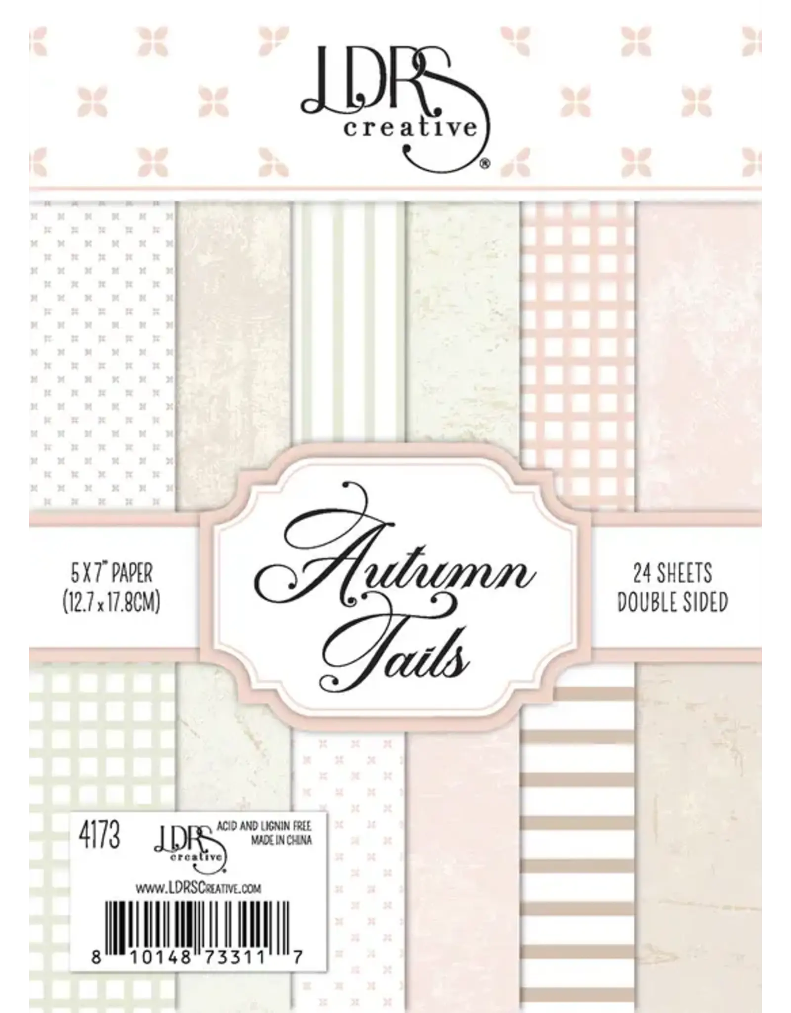 LDRS CREATIVE LDRS CREATIVE AUTUMN TAILS 5x7 PAPER PACK 24 SHEETS