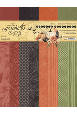 GRAPHIC 45 GRAPHIC 45 GHOSTLY GREETINGS PATTERNS & SOLIDS 8.5x11 COLLECTION PACK