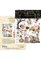 GRAPHIC 45 GRAPHIC 45 GHOSTLY GREETINGS RUB-ON TRANSFER SET