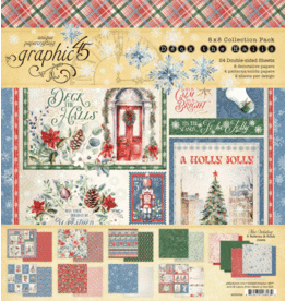 GRAPHIC 45 GRAPHIC 45 DECK THE HALLS 8x8 COLLECTION PACK