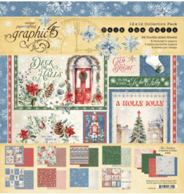 GRAPHIC 45 GRAPHIC 45 DECK THE HALLS 12x12 COLLECTION PACK