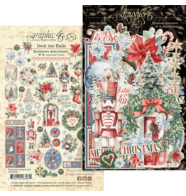 GRAPHIC 45 GRAPHIC 45 DECK THE HALLS EPHEMERA SET