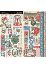 GRAPHIC 45 GRAPHIC 45 DECK THE HALLS CARDSTOCK STICKER SET