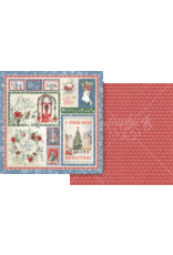 GRAPHIC 45 GRAPHIC 45 DECK THE HALLS 12x12 CARDSTOCK