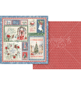 GRAPHIC 45 GRAPHIC 45 DECK THE HALLS 12x12 CARDSTOCK
