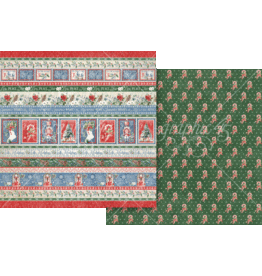 GRAPHIC 45 GRAPHIC 45 DECK THE HALLS JOLLY HOLIDAYS 12x12 CARDSTOCK