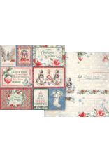 GRAPHIC 45 GRAPHIC 45 DECK THE HALLS JOY AND DELIGHT 12x12 CARDSTOCK