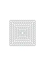 HERO ARTS HERO ARTS NESTING SQUARE SCALLOP INFINITY DIE SET