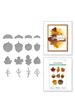 SPELLBINDERS SPELLBINDERS KELLY BANGS AUTUMN ARCHIVES COLLECTION FALLING LEAVES ETCHED DIE SET