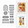 SPELLBINDERS SPELLBINDERS KELLY BANGS AUTUMN ARCHIVES COLLECTION DOCUMENTING LABELS ETCHED DIE SET
