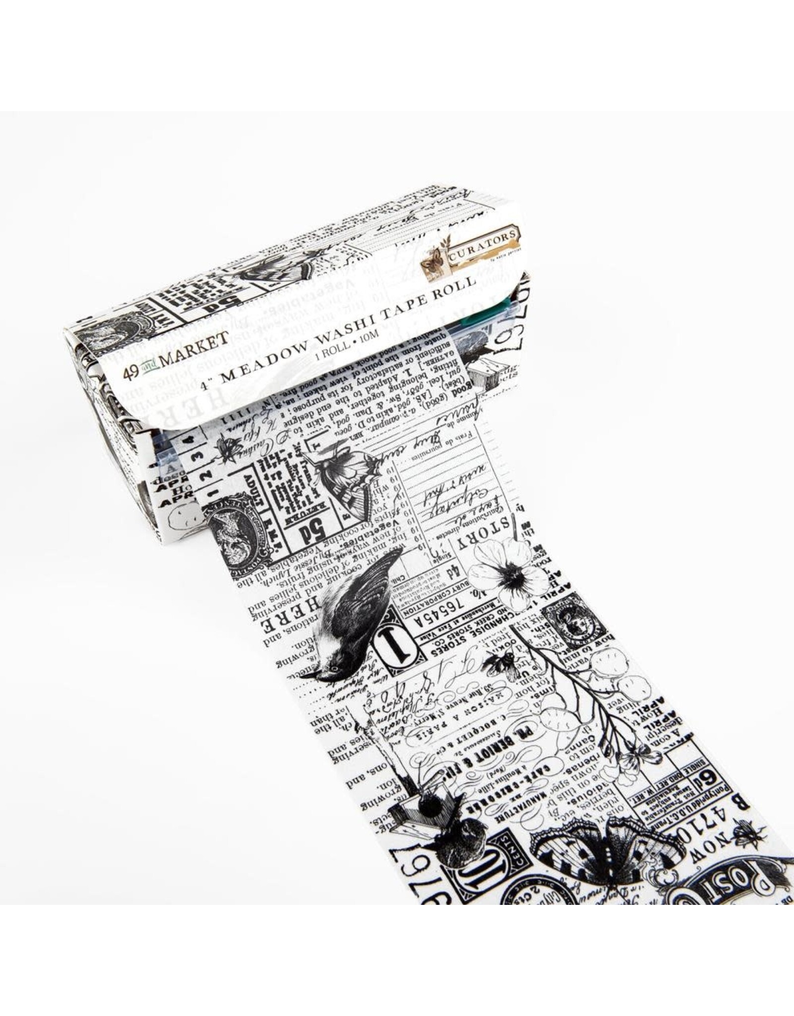 49 AND MARKET 49 AND MARKET CURATORS ESSENTIAL MEADOW 4" WASHI TAPE ROLL