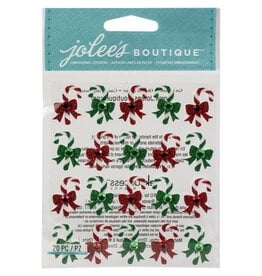 JOLEE’S JOLEE'S BOUTIQUE 3D CANDY CANE REPEATS STICKERS