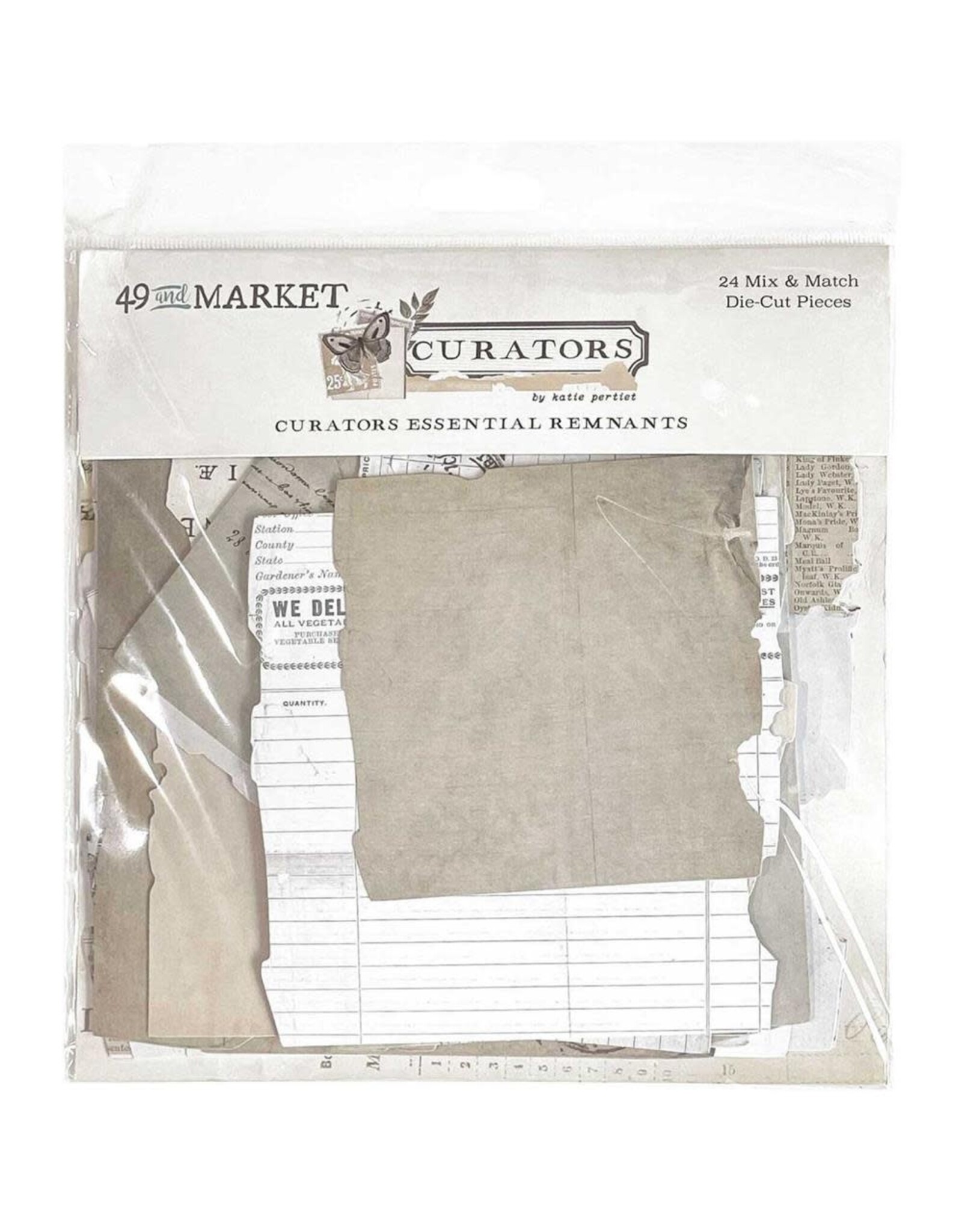 49 AND MARKET 49 AND MARKET CURATORS ESSENTIAL REMNANTS DIE-CUTS 24 PIECES