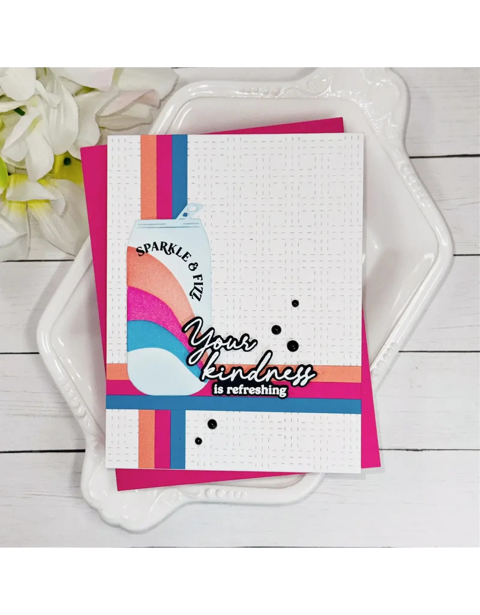 PINKFRESH PINKFRESH STUDIO SIPPABLE SCENES STENCIL SET 4/PK