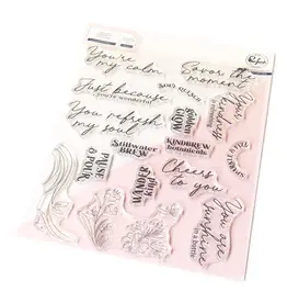 PINKFRESH PINKFRESH STUDIO SIPPABLE SCENES CLEAR STAMP SET