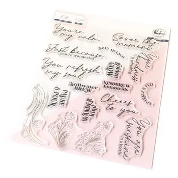 PINKFRESH PINKFRESH STUDIO SIPPABLE SCENES CLEAR STAMP SET