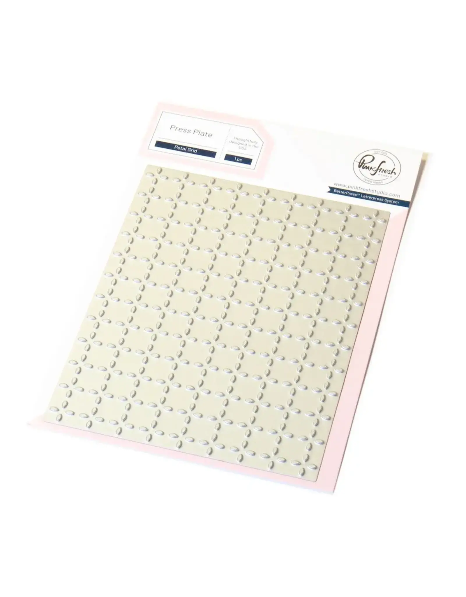 PINKFRESH PINKFRESH STUDIO PETAL GRID PRESS PLATE