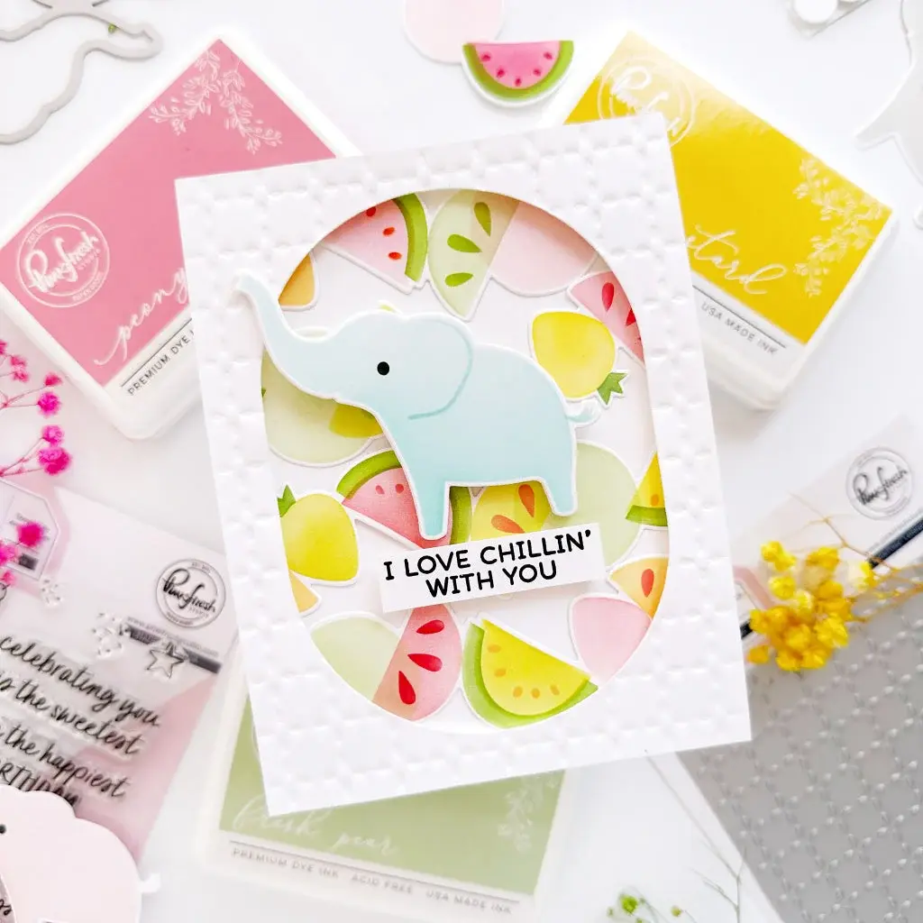 PINKFRESH PINKFRESH STUDIO SWEET SAFARI DIE SET