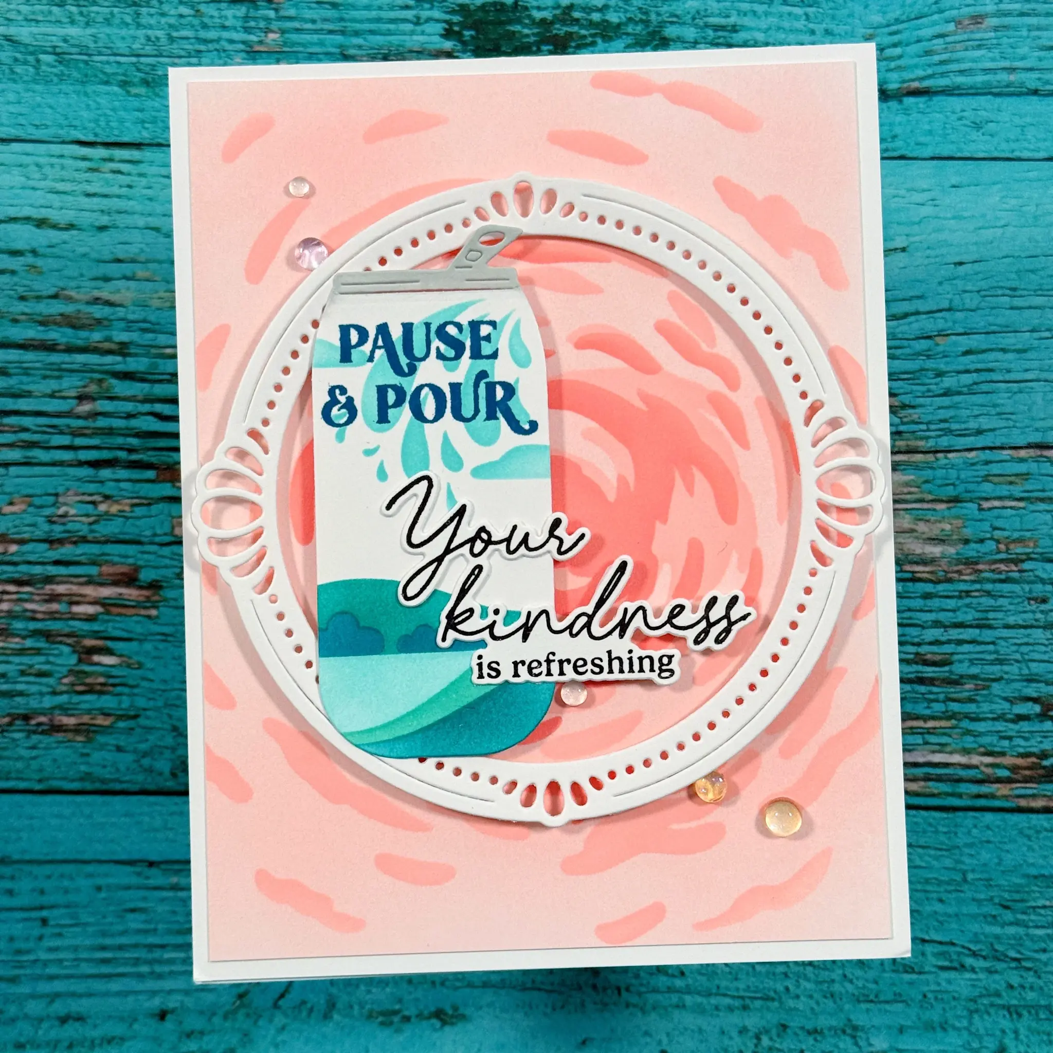 PINKFRESH PINKFRESH STUDIO SIPPABLE SCENES CLEAR STAMP SET