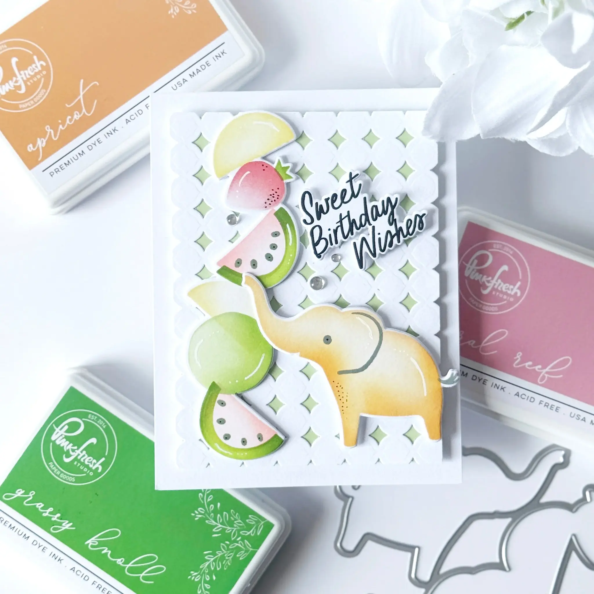 PINKFRESH PINKFRESH STUDIO SWEET SAFARI STENCIL SET 3/PK