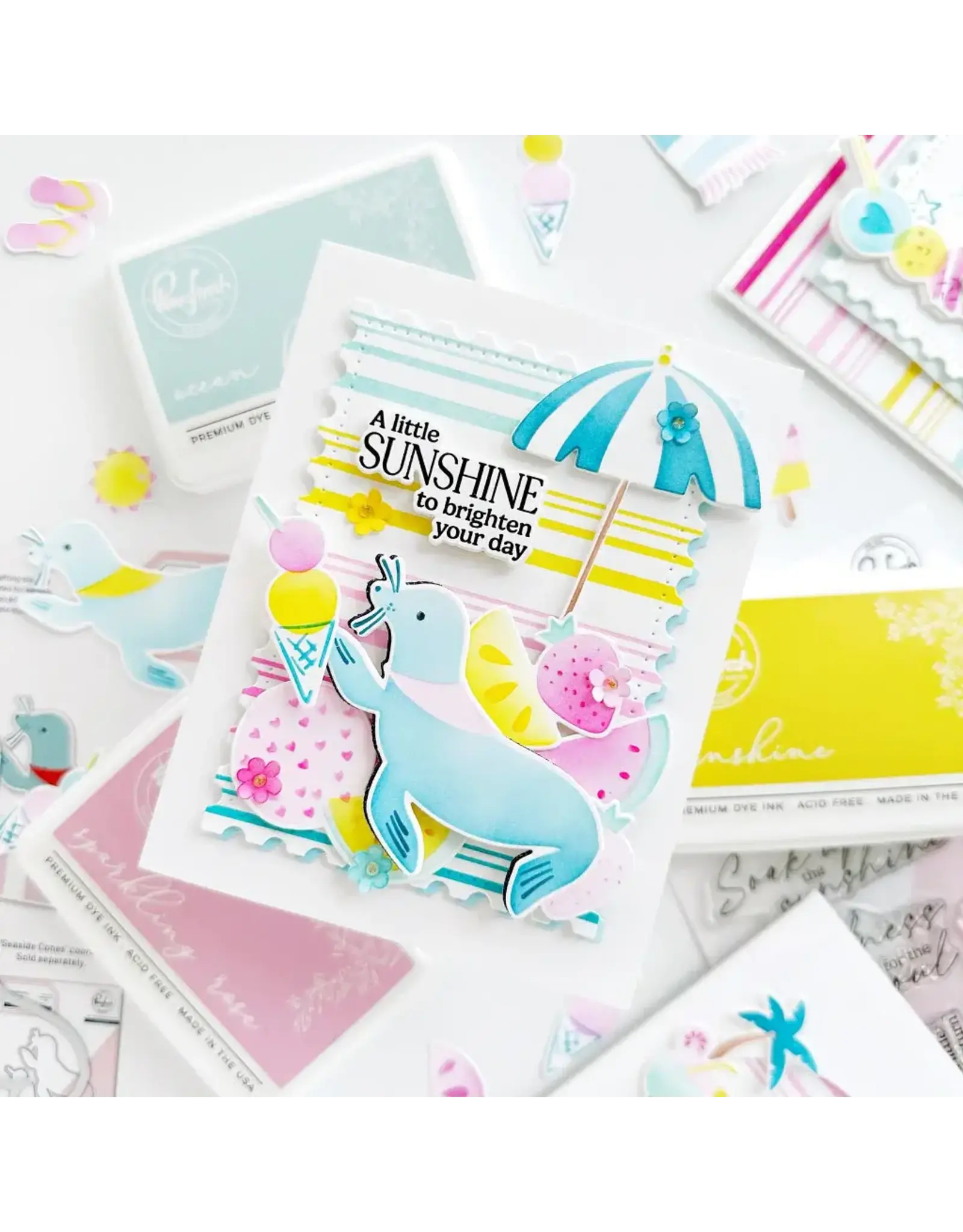 PINKFRESH PINKFRESH STUDIO SWEET SAFARI STENCIL SET 3/PK