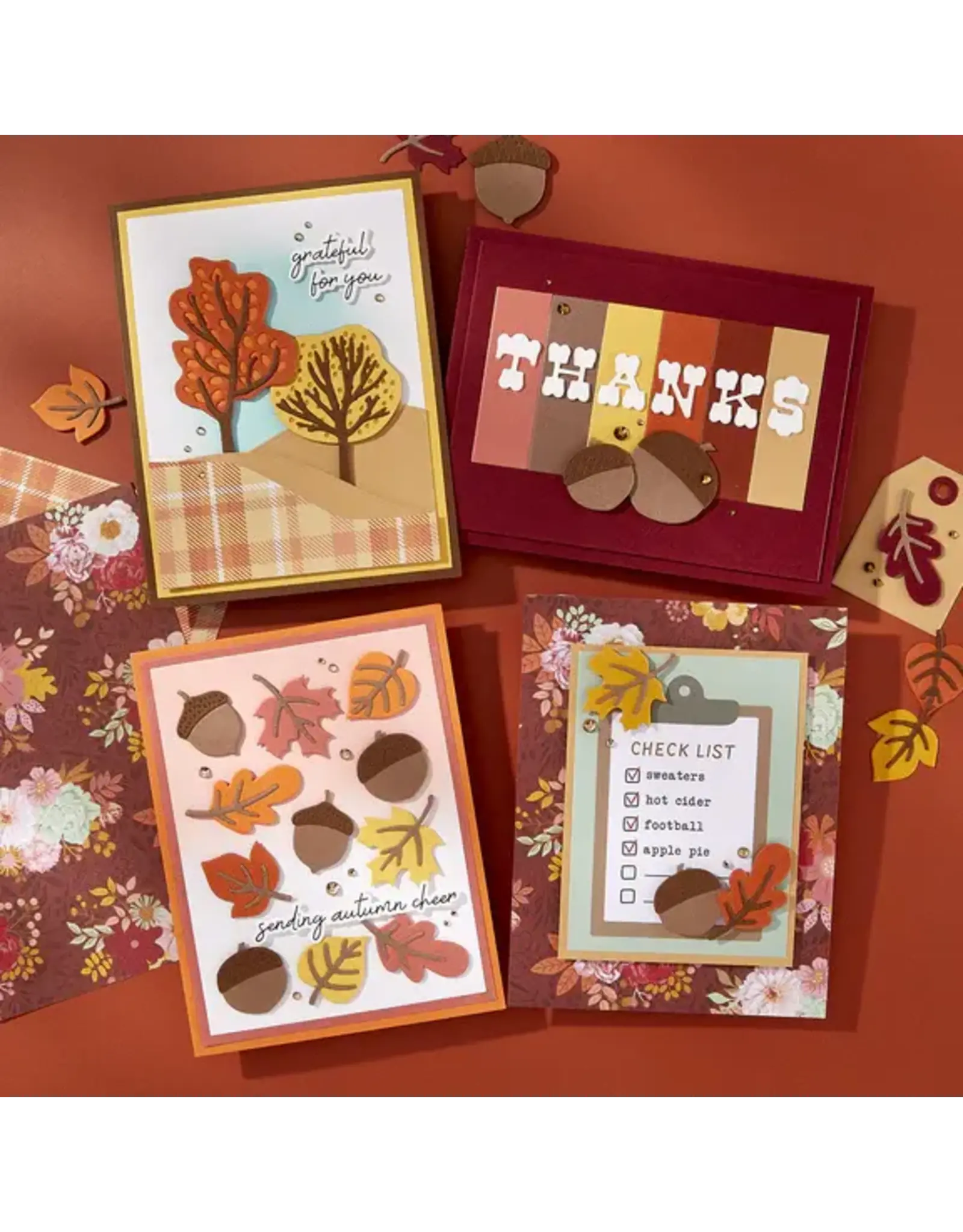 SPELLBINDERS SPELLBINDERS KELLY BANGS AUTUMN ARCHIVES COLLECTION AUTUMN ARCHIVES BUNDLE DIE SET