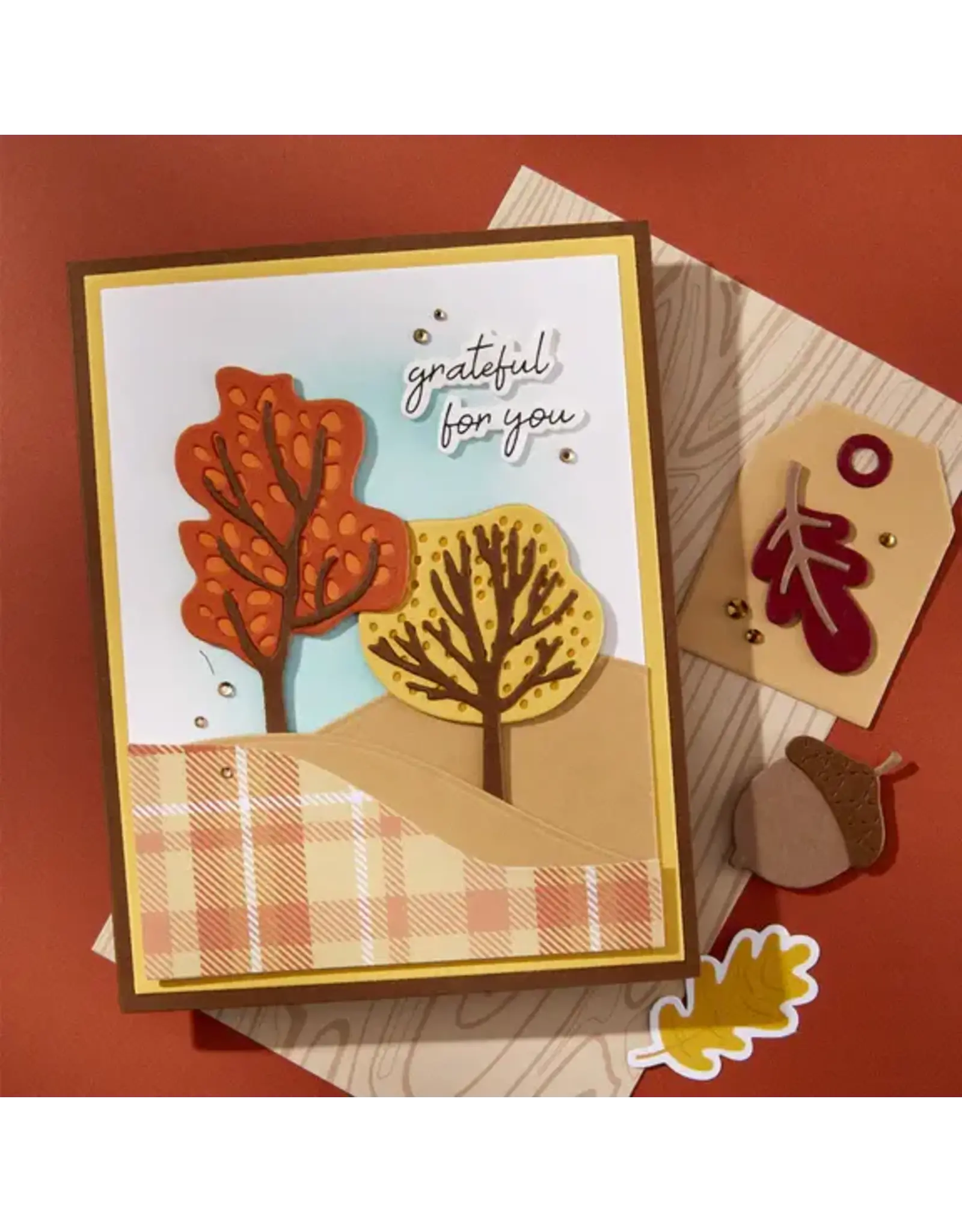 SPELLBINDERS SPELLBINDERS KELLY BANGS AUTUMN ARCHIVES COLLECTION AUTUMN ARCHIVES BUNDLE DIE SET