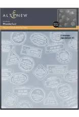 ALTENEW ALTENEW WANDERLUST ONE OF A KIND 3D EMBOSSING FOLDER