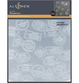 ALTENEW ALTENEW WANDERLUST ONE OF A KIND 3D EMBOSSING FOLDER