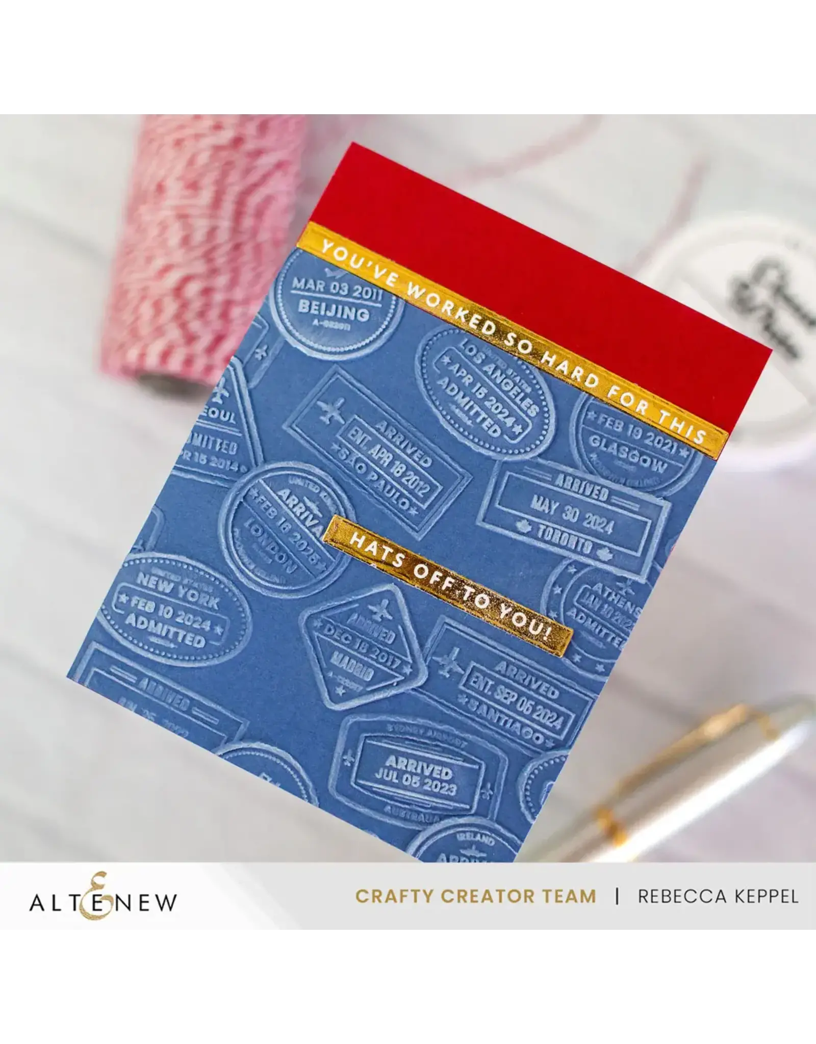 ALTENEW ALTENEW WANDERLUST ONE OF A KIND 3D EMBOSSING FOLDER