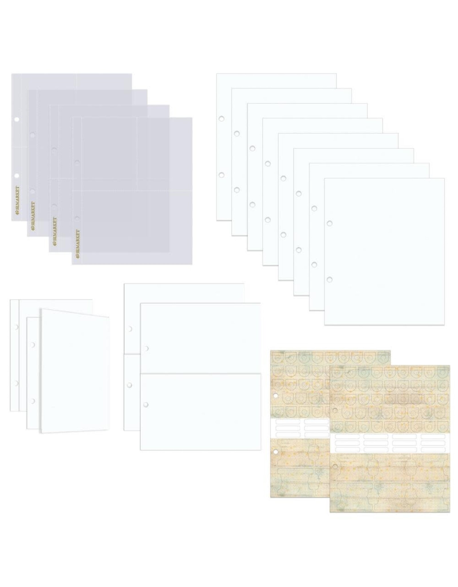 49 AND MARKET 49 AND MARKET SUNNY FOUNDATIONS BINDER ALBUM KIT