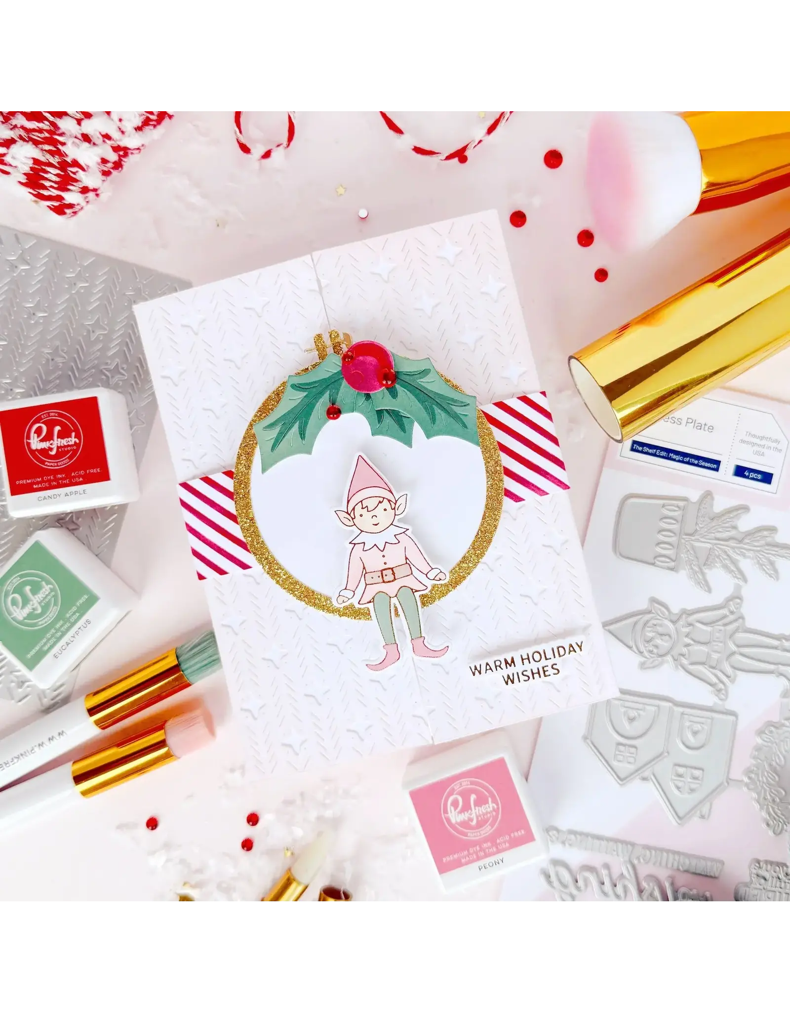 PINKFRESH PINKFRESH STUDIO THE SHELF EDIT: MAGIC OF THE SEASON DIE SET