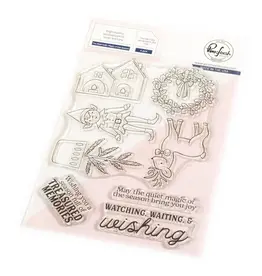 PINKFRESH PINKFRESH STUDIO THE SHELF EDIT: MAGIC OF THE SEASON CLEAR STAMP SET
