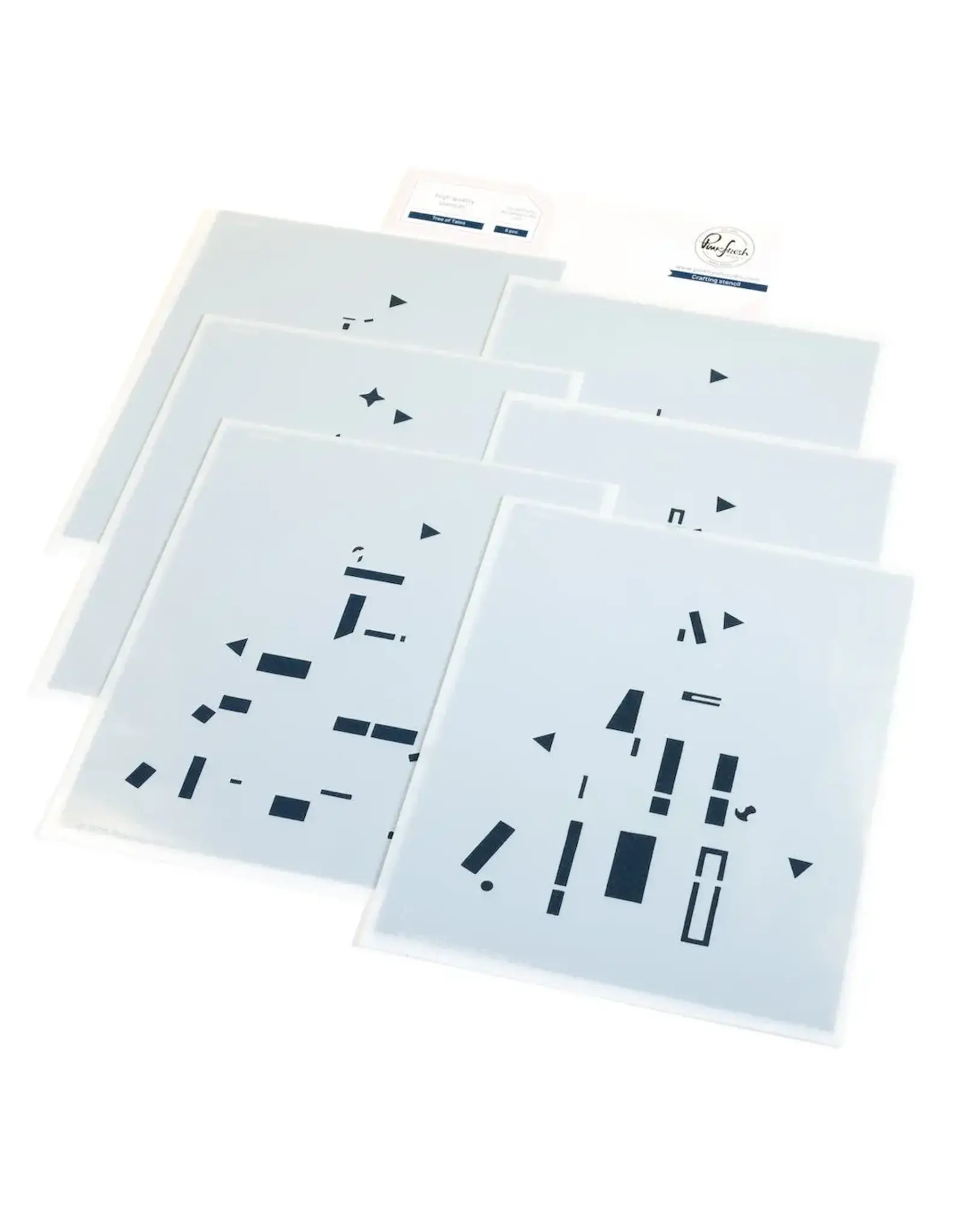 PINKFRESH PINKFRESH STUDIO TREE OF TALES STENCIL SET 6/PK