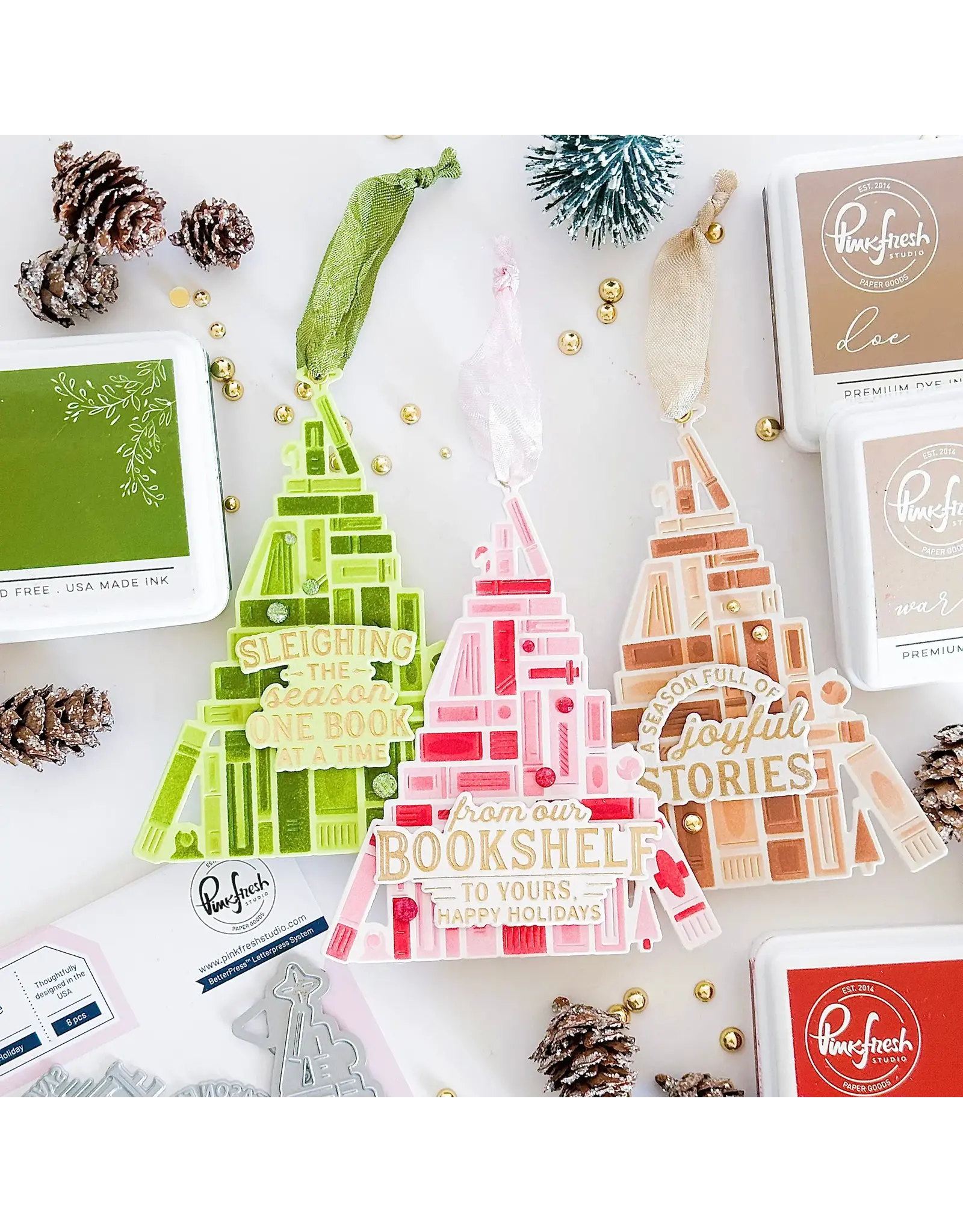 PINKFRESH PINKFRESH STUDIO TREE OF TALES STENCIL SET 6/PK
