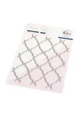 PINKFRESH PINKFRESH STUDIO INTERLACED QUATREFOIL PRESS PLATE