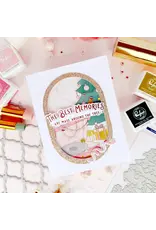 PINKFRESH PINKFRESH STUDIO INTERLACED QUATREFOIL PRESS PLATE